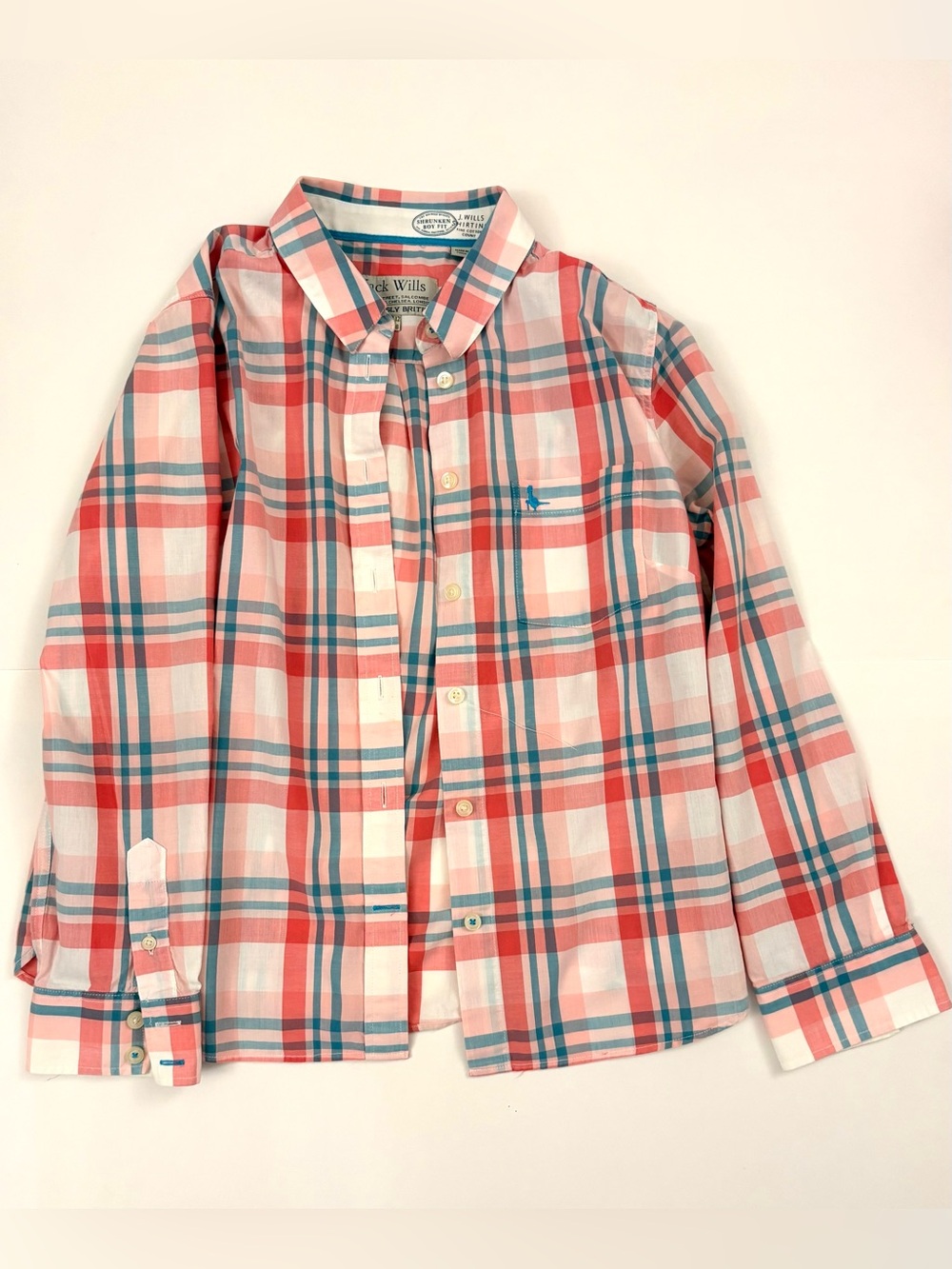 Pink Plaid Button-Up Shirt Jack Wills US 8
